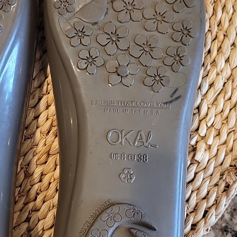Oka-B gray flats - Picture 5 of 6